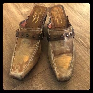 Donald J Pliner Western Couture Mules